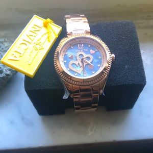 Rose gold invicta watch
